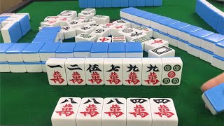 终于，终于胡了，在这一刻小哥泪流满面，太不容易了