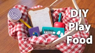 diy pretend play food