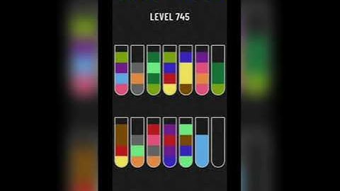 Water sort puzzle level 745