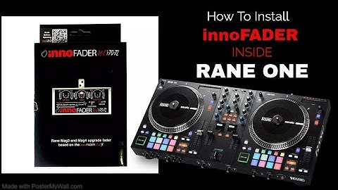How To Install an Innofader Crossfader Inside your Rane One Controller