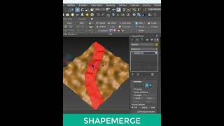 Shapemerge in 3ds max #shorts #3dsmax #courses