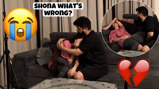 Randomly CRYING PRANK On him | *His Reactions* 😂😂 Sach me ro padi😭