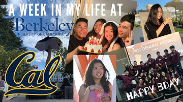 a week in my life at uc berkeley 💖