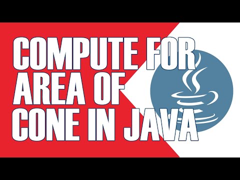 COMPUTE FOR THE AREA OF THE CONE USING JAVA