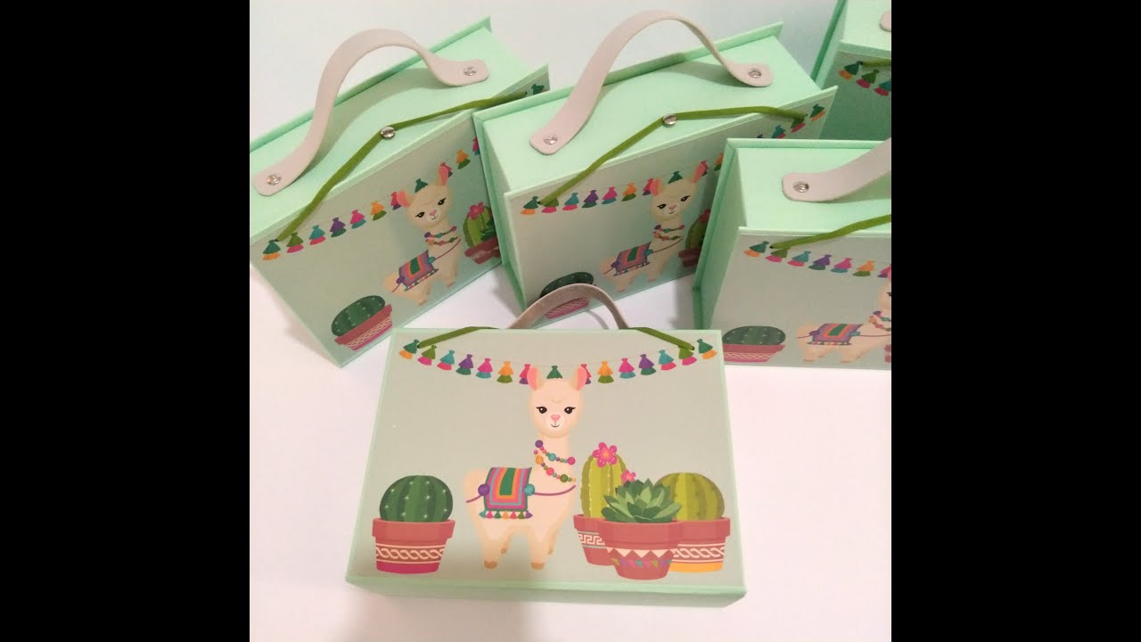 Como fazer uma lancheira de aniversário no formato de maleta! Em cartonagem e com medidas!