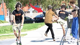 Angry Skateboarder Attacked Me!