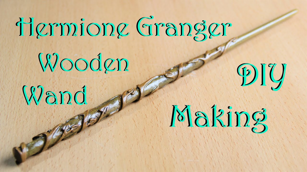 Hermione Granger wand making! DIY hand made wooden wand build!