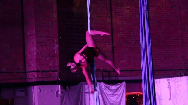 Kelly Horne Aerial Silks Aerial Burlesque Showcase
