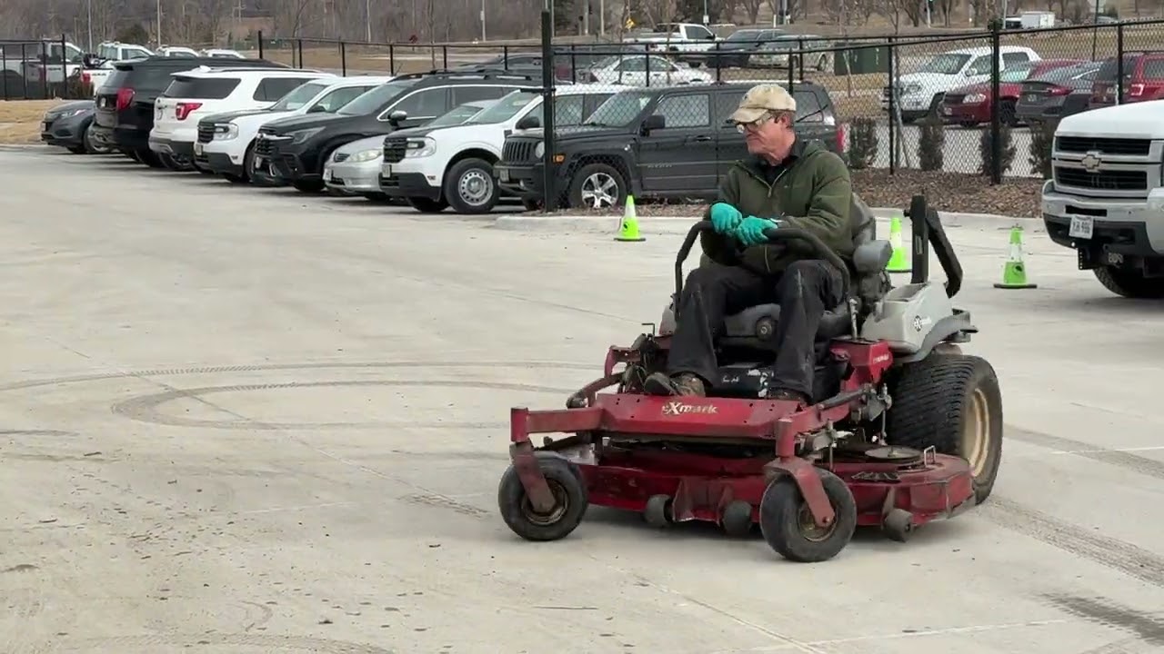 ExMark X-Series Commercial Zero Turn Riding Lawn Mower Selling at Auction