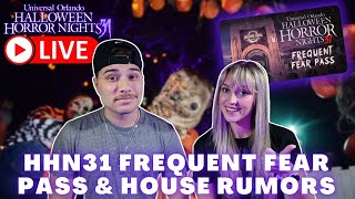 Halloween Horror Nights 2022 Livestream | Frequent Fear Pass & Upcoming Announcements