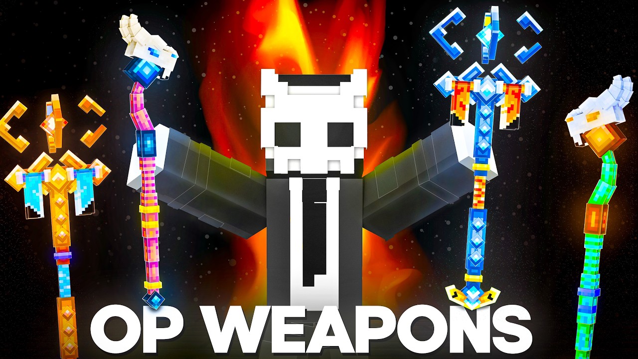 I Found the MOST POWERFUL Minecraft Weapons in 24 Hours