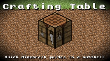 Minecraft - Crafting Table! Recipe, Item ID, Information! *Up to date!*