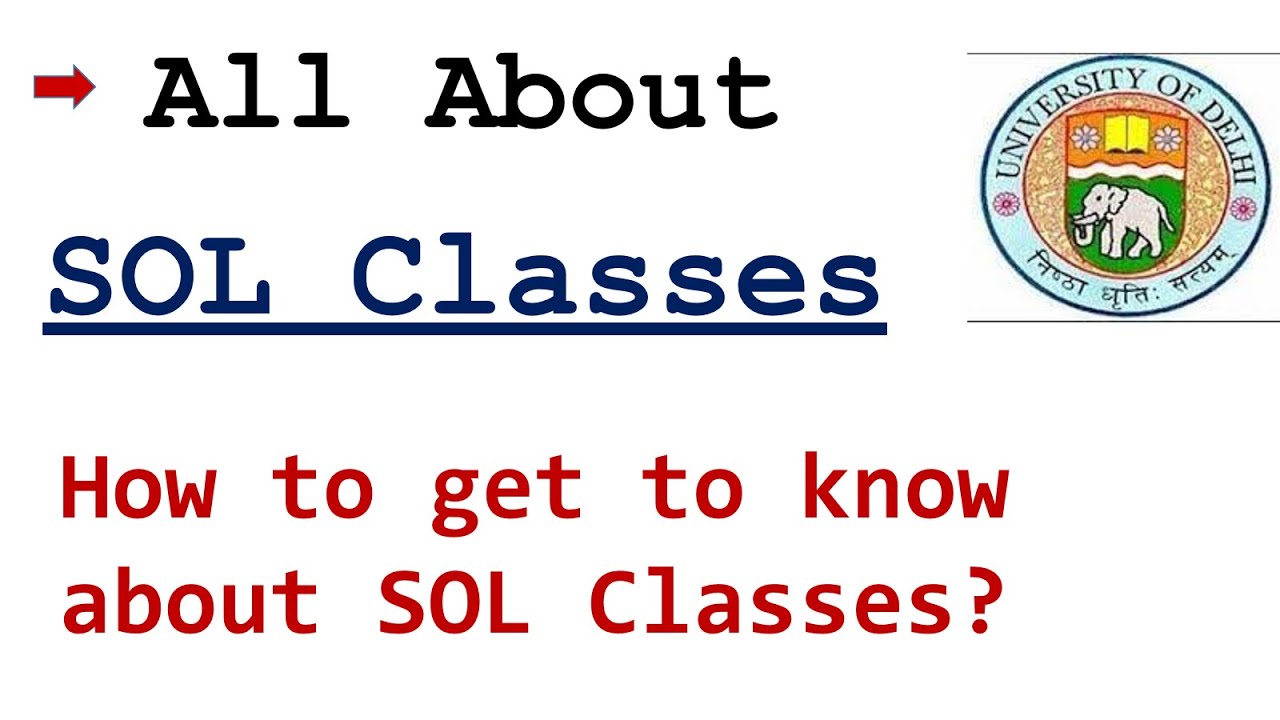 SOL Classes update || College? || Classes? || Days? || Online or Offline|| Prince Aggarwal