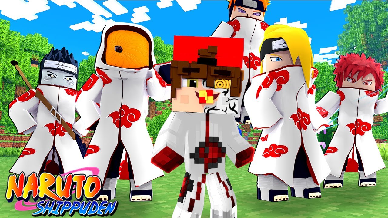 Minecraft - Who's Your Family? TREVOR É O NOVO LÍDER DA AKATSUKI REVERSA ! NARUTO SHIPPUDEN