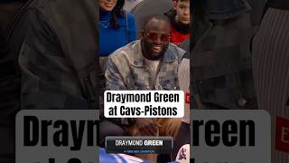 Draymond watching playoff hoops in Detroit 🔥