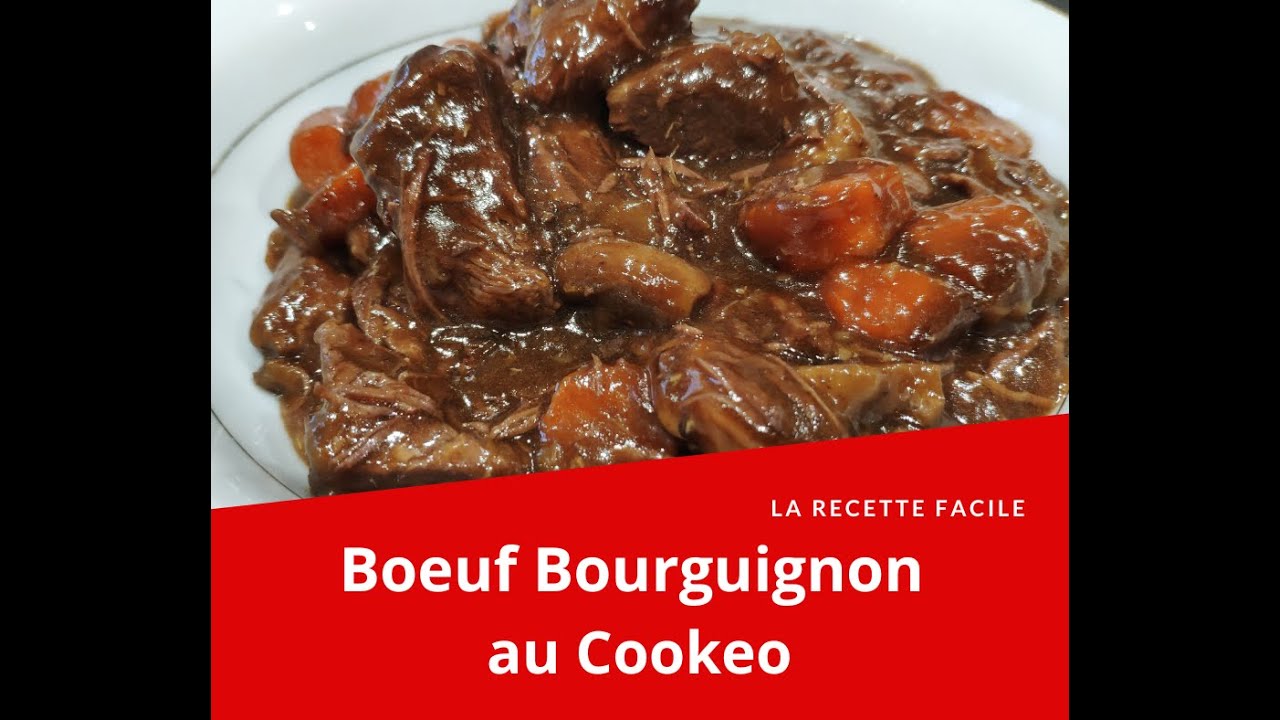 Bœuf bourguignon Cookeo // Cuisson sous pression