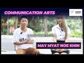 Communication arts major interview communication strategy ideation bangkok university