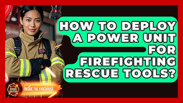 How To Deploy A Power Unit For Firefighting Rescue Tools? - Inside the Firehouse