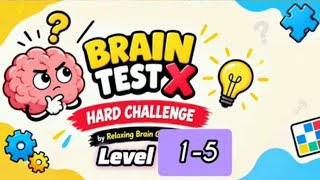 Brain test X Hard Challenge level 1 -5 gameplay #relaxingbraingamesvk #braintestxvk screenshot 2