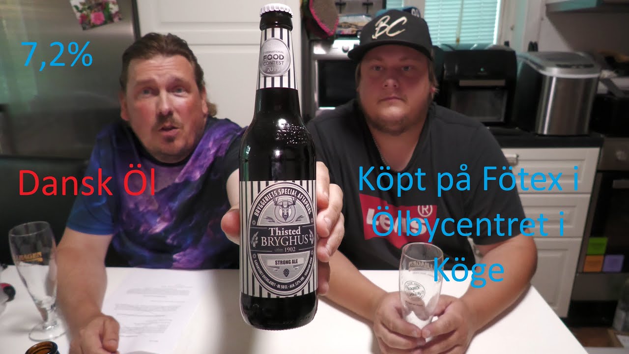 Unboxing, Review, Smakprovning,  Thisted Bryghus Strong Ale 7,2% Köpt på Fötex i Ölbycentret i Köge