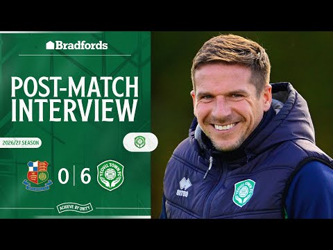 Post-Match | Billy Rowley | Wealdstone 0-6 Yeovil Town