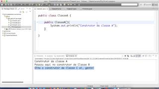 Hands-on Java - Entendendo a Cadeia de Construtores