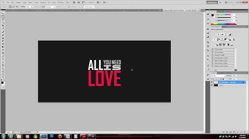 Speed Art - Tropical Layout | Photoshop Tutorial - Type