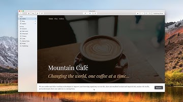 RapidWeaver 8 Privacy Settings
