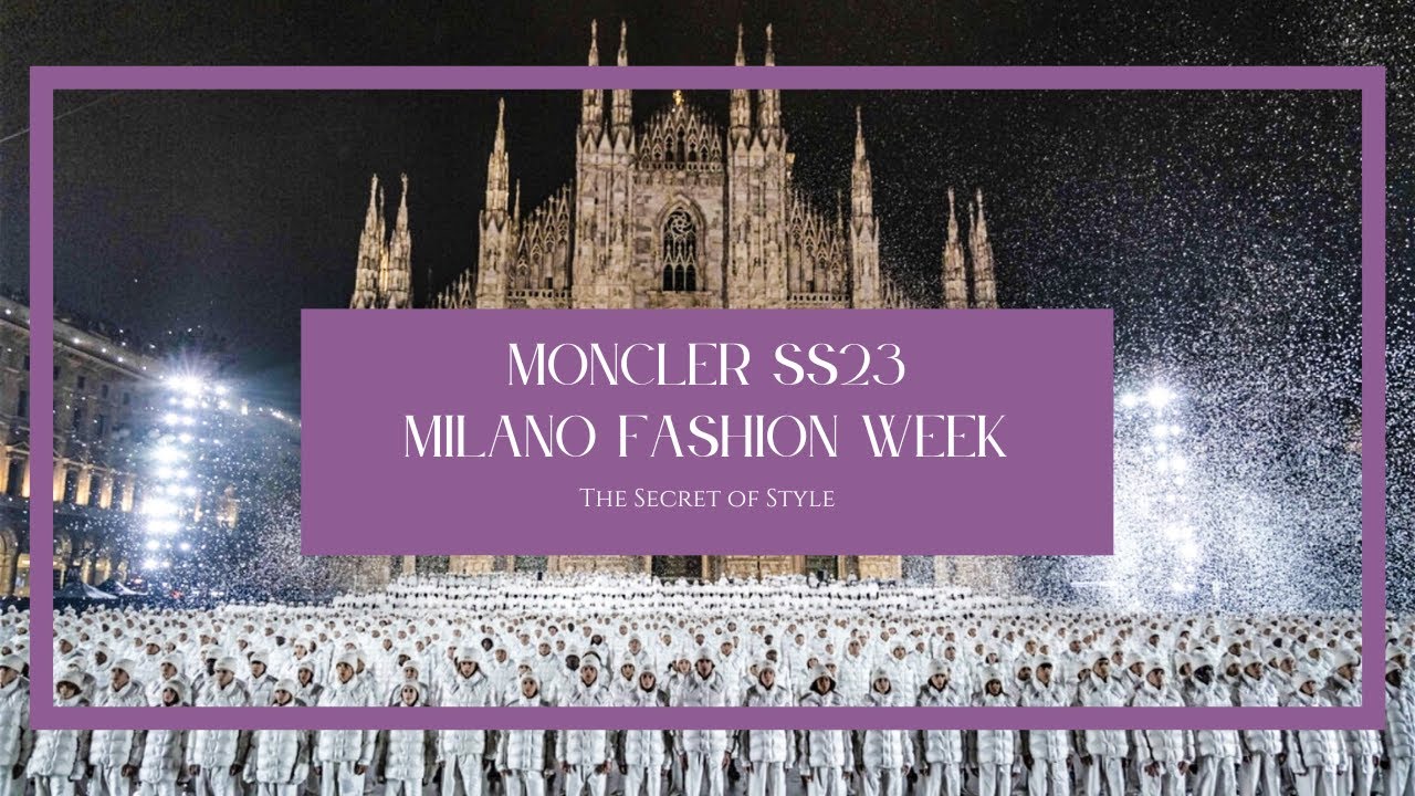 Moncler Celebrates Its 70th Year At Milan Fashion Week