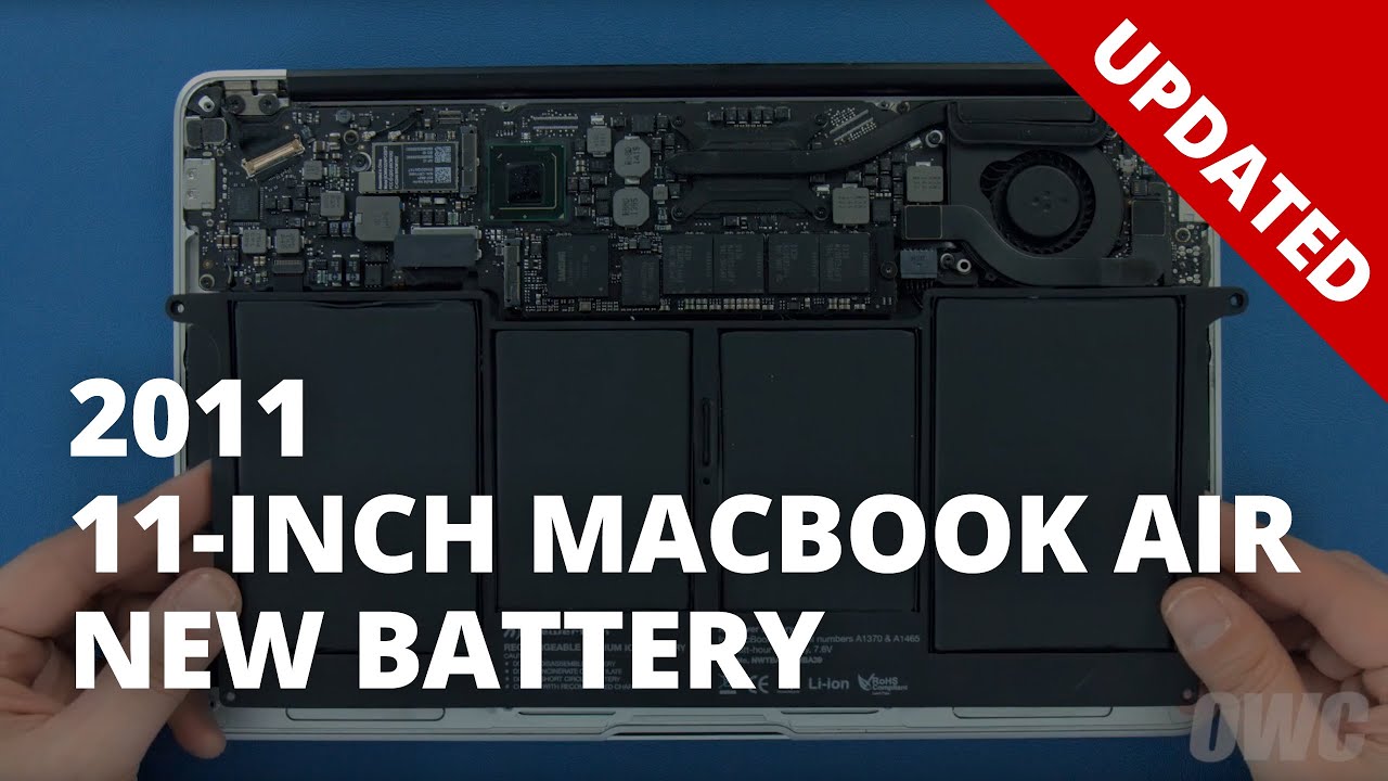 youtube replace mac air battery