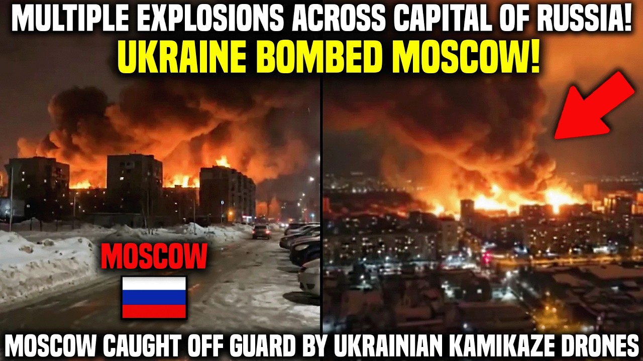 Nightmare for Putin: Ukrainian Drones Suddenly Attack Moscow! Russian Citizens are in Fear!