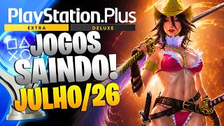JOGOS SAINDO! PS PLUS EXTRA JULHO/2026: TEMPO E DIFICULDADE DAS PLATINAS