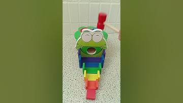 Colorful Wooden Balls Color Sorting, ASMR #relaxing #shorts