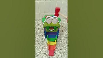 Colorful Wooden Balls Color Sorting, ASMR #relaxing #shorts