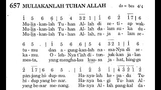 MULIAKANLAH TUHAN ALLAH - Puji Syukur No. 657