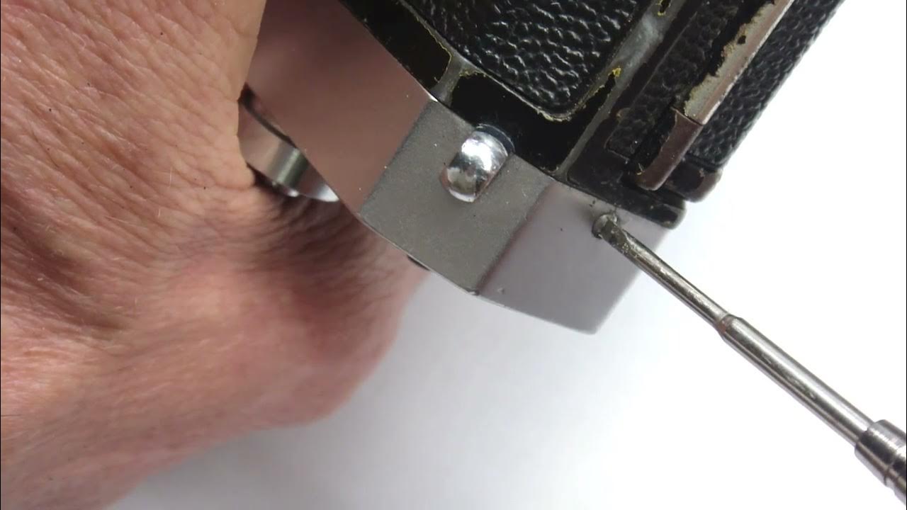 Fix Old Cameras Removing a Frozen Screw YouTube