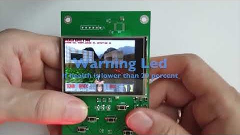 ESP32 DoomBoy LVGL Demo and LED test