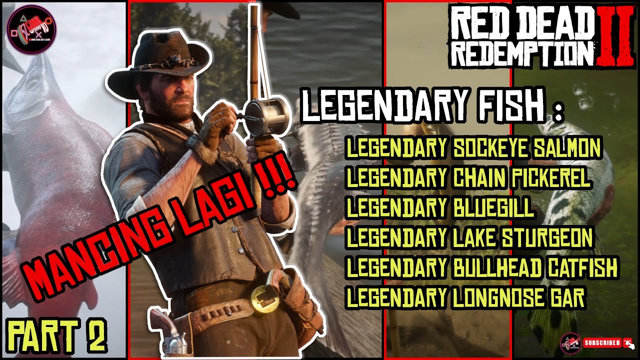 [RDR2] Red Dead Redemption 2 PS4 | Legendary Fish | Part 2 - YouTube
