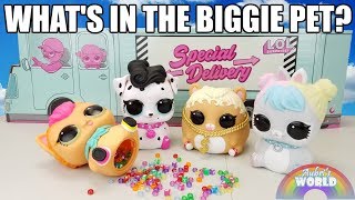 LOL Surprise Biggie Pets in Delivery Truck | L.O.L. House Unboxing PART 3 | Guessing Game