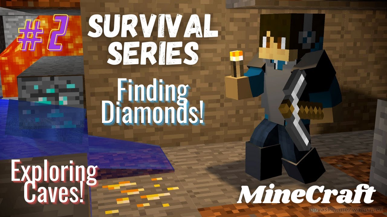 Finding Diamonds | Exploring Caves | Minecraft | Survival Series | Part 2 | Gameplay | GamerSidh