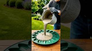 DIY Garden Decoration – Easy Cement Sunflower Stepping Stones Anyone Can Make 🌻✨
