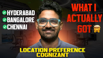 Cognizant Location Preference Explained |Can You Change Location After Joining?