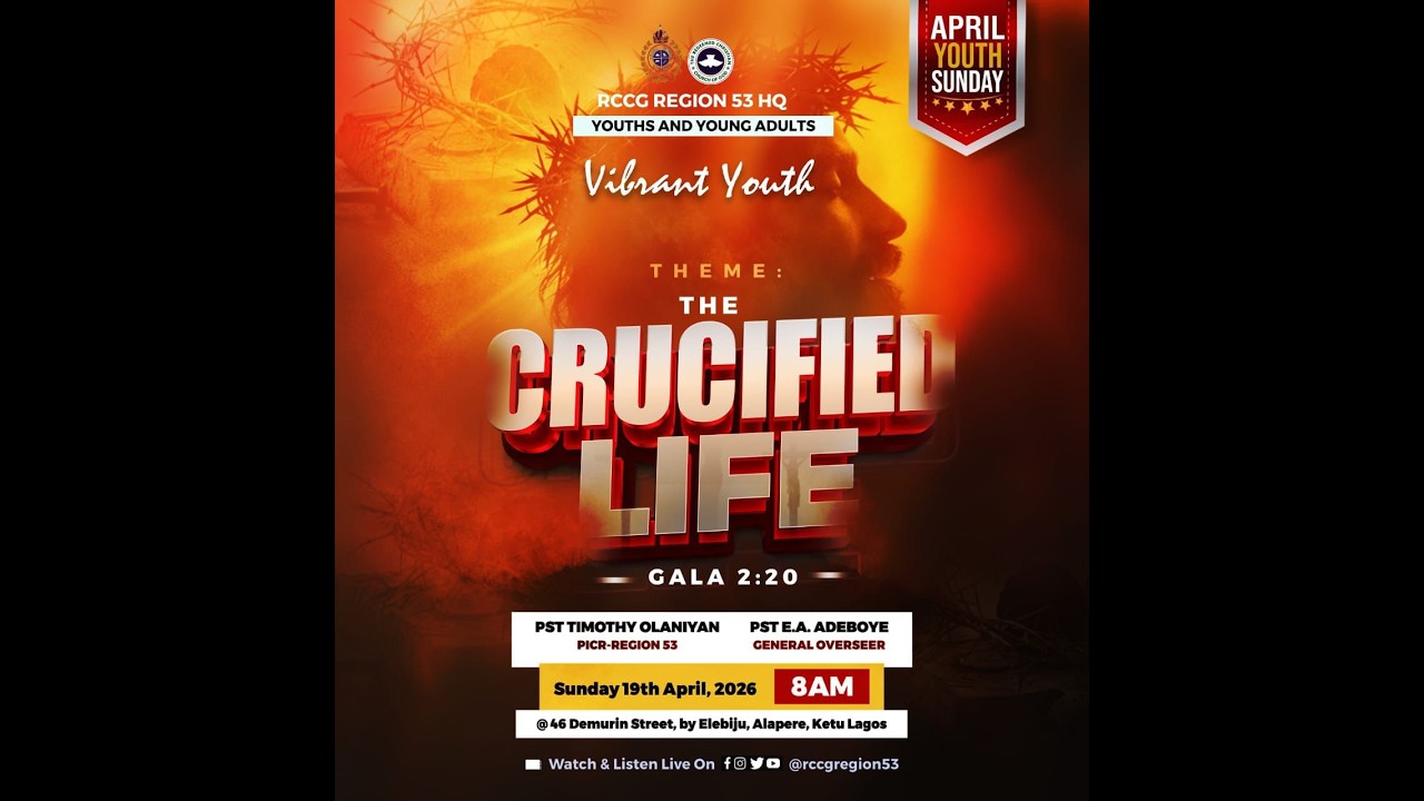 YOUTH SUNDAY SERVICE - APRIL 19, 2026 - YouTube