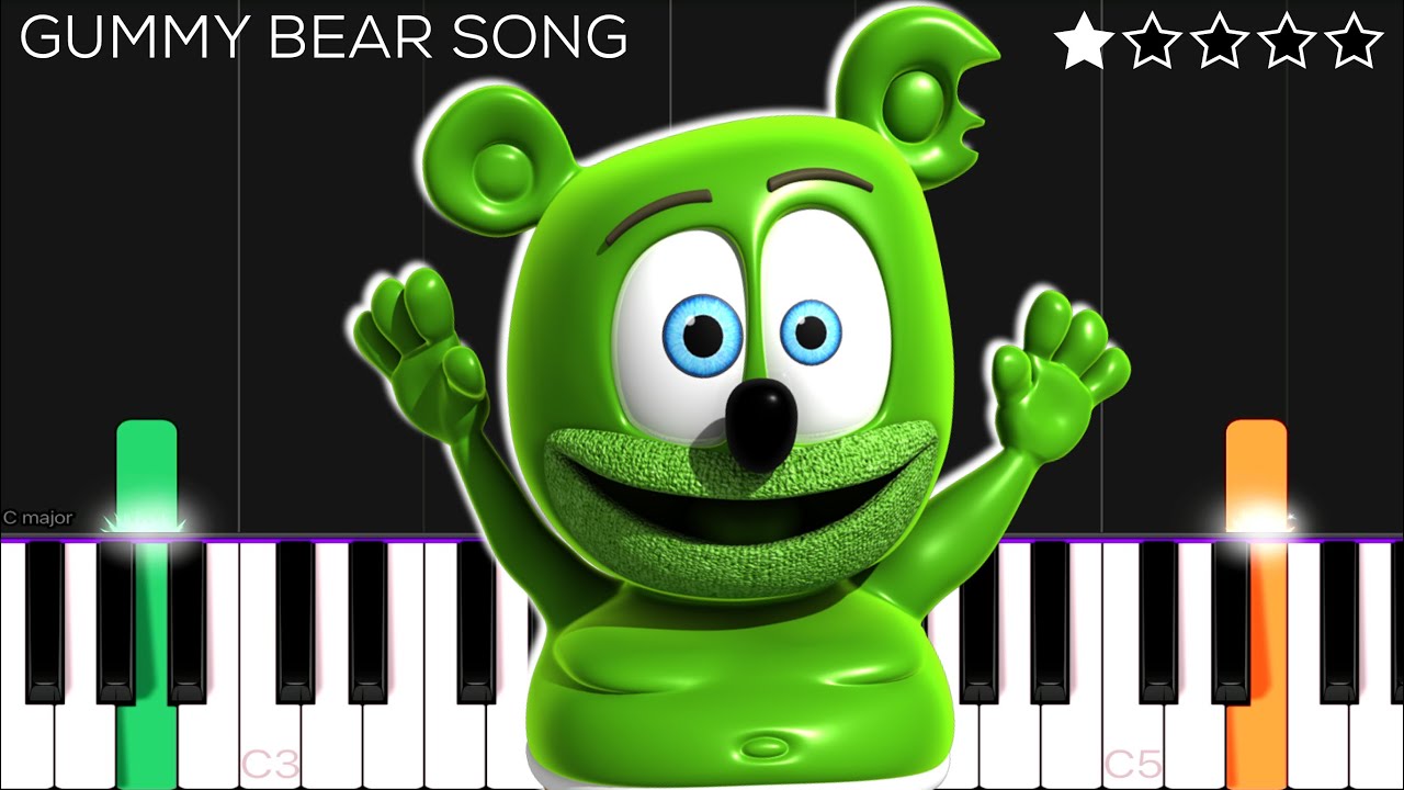 The Gummy Bear Song Sheet music for Piano (Solo) Easy