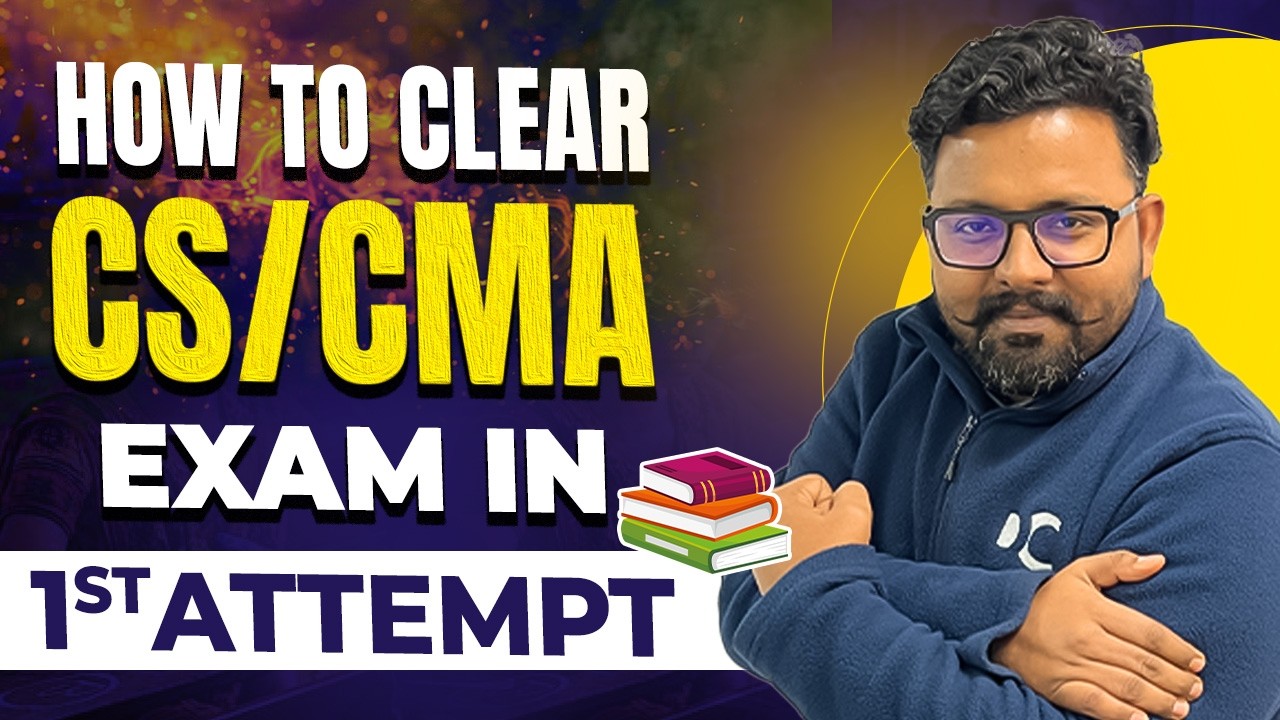 How to Clear CS/CMA Exam in First Attempt - YouTube