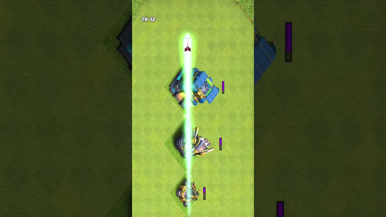 All Level Town Hall + Max Defense vs Archer Queen Giant Arrow Equipment Part-2 