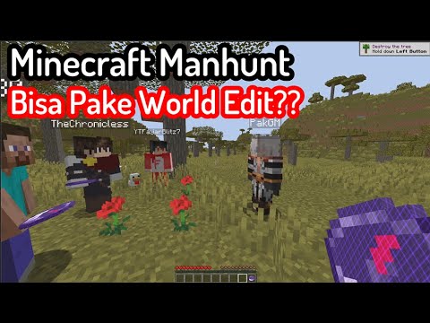 Minecraft Manhunt, Tapi @PakGM Bisa Pakai World Edit?!?!