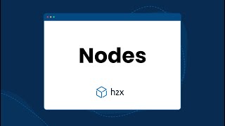 h2x - Designing Wastewater - Nodes