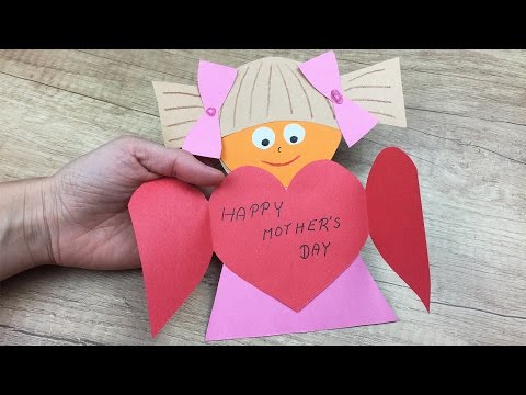 How to make gift card | Easy paper craft for mom's