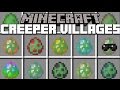 Minecraft CREEPER VILLAGES MOD / VOXELS WITH ITS MEGA MAYOR BOSS FIGHT!! Minecraft